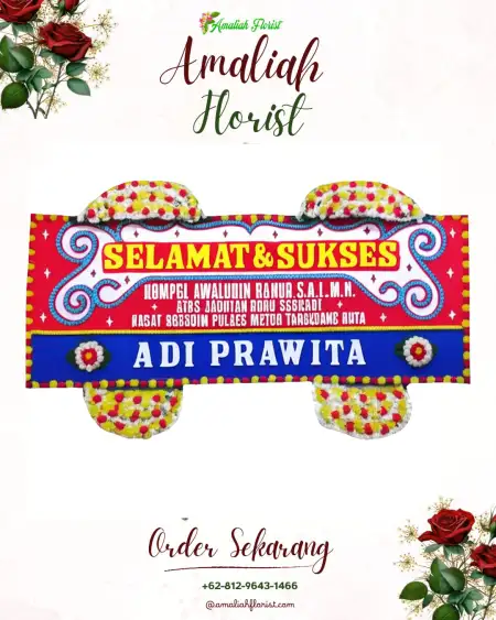Papan Bunga Ucapan Selamat Kandis I